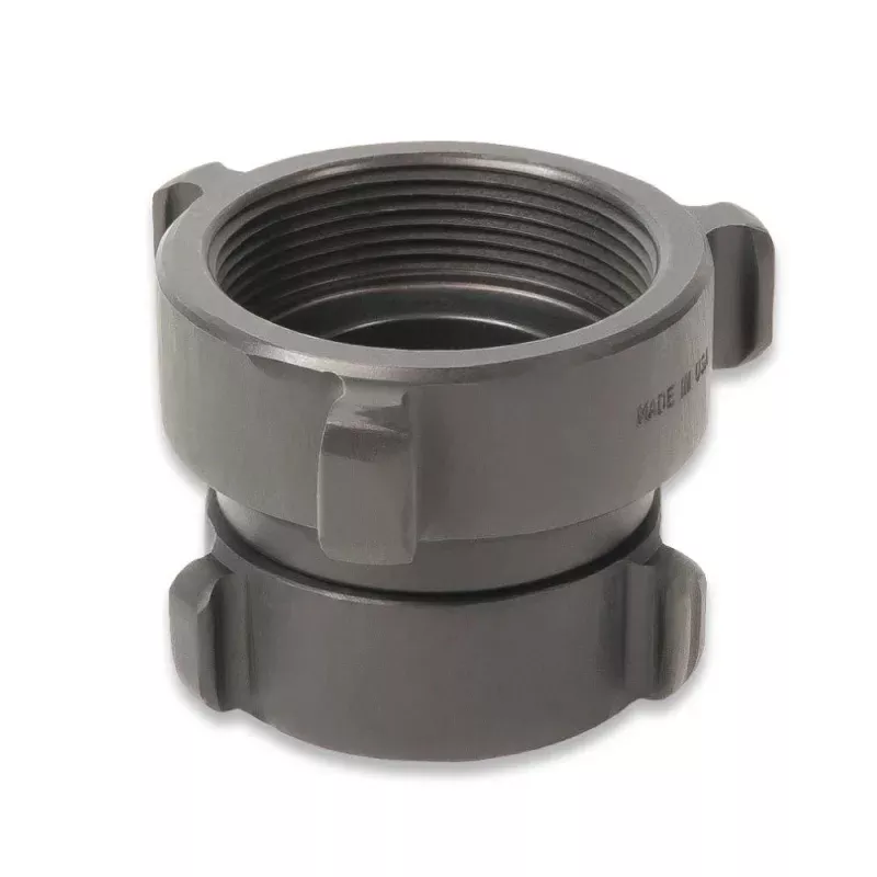 4.5" NPSH Female Swivel x 6" NH (NST) Female Rigid Adapter Aluminum