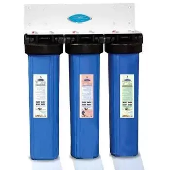 Crystal Quest Whole House Compact Water Filter Big Blue Triple SMART Series