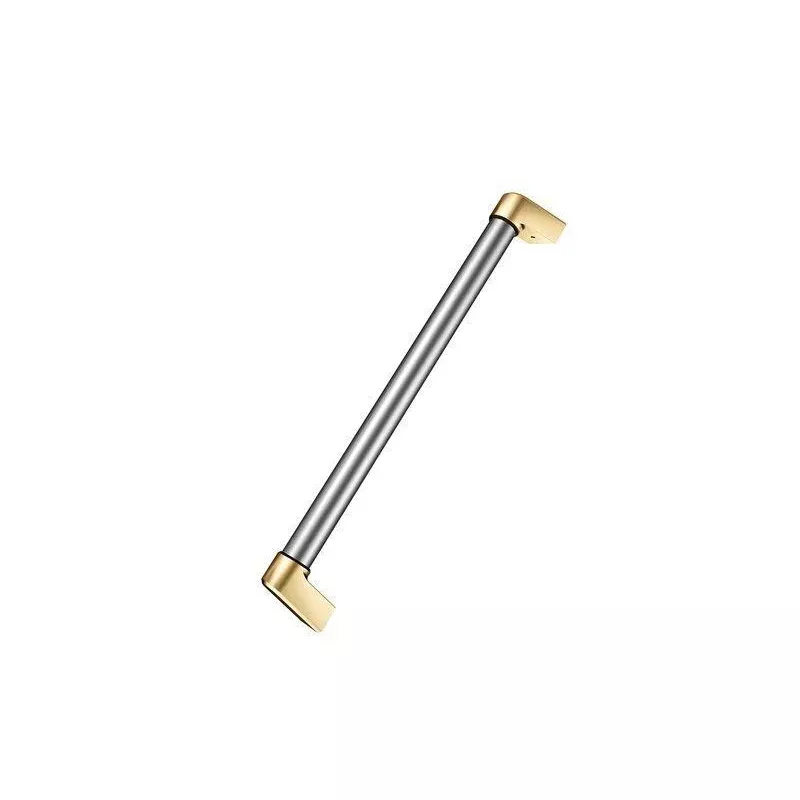 Stainless Steel with Gold Finials Handle Kit for 24" Built-In Dishwashers Stainless Steel/Gold