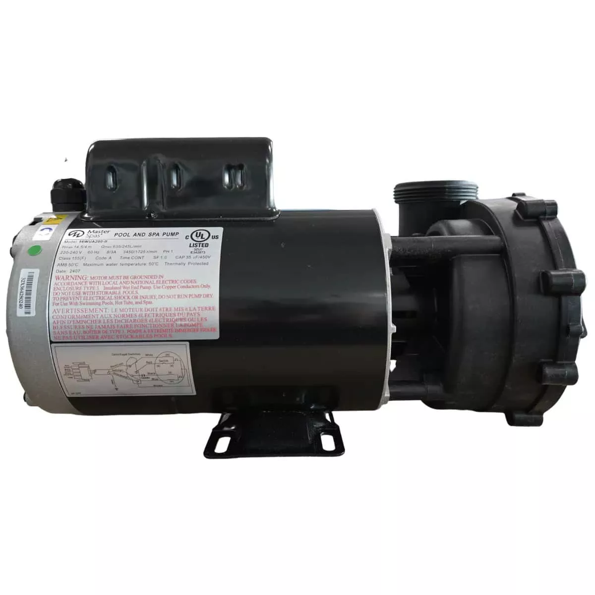 X320554 - Pump, 2 SPD, 220-240 V, 8/3 A, 60 HZ